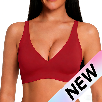 🔥Holiday Offer Ends Soon! Women’s Wireless Deep V Push-Up Bralette — Ultra-Comfortable T-Shirt Bra