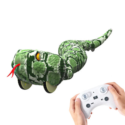AQA Wall Crawler Gecko Toy – Remote Control Lizard with LED Eyes & 360° Spin